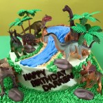 Dinosaur World Cake
