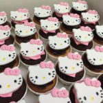 Hello Kitty Face Cupcakes