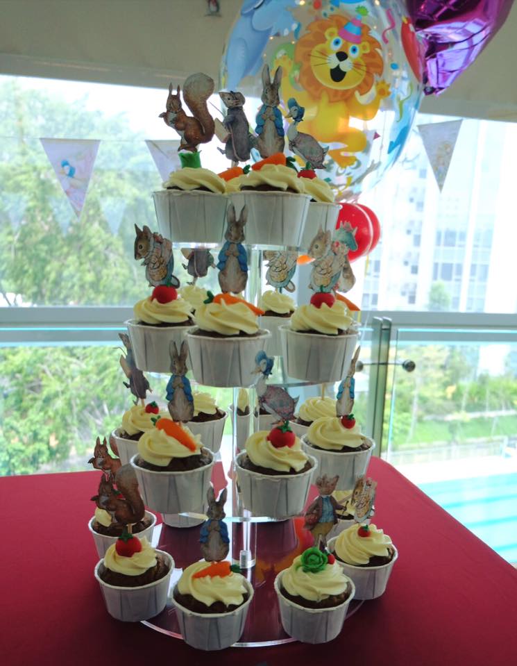 Peter Rabbit cupcakes
