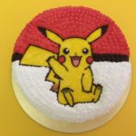 Pikachu Waving on Pokeball