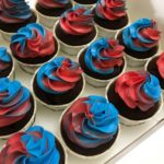 Red Blue (Superman) Cupcake