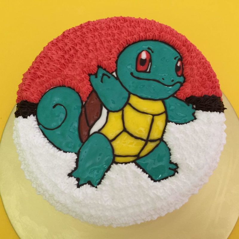Squirtle on Pokeball